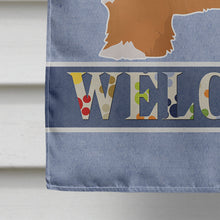 Load image into Gallery viewer, Doxiepoo #2 Welcome Flag Canvas House Size CK3733CHF