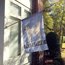 Load image into Gallery viewer, Gerberian Shepsky Welcome Flag Canvas House Size CK3736CHF
