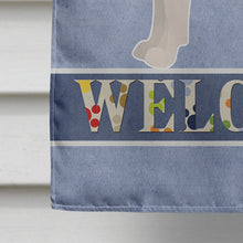 Load image into Gallery viewer, Gerberian Shepsky Welcome Flag Canvas House Size CK3736CHF