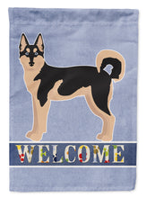 Load image into Gallery viewer, Gerberian Shepsky #2 Welcome Garden Flag – Decorative Outdoor Yard Flag CK3737GF