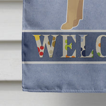 Load image into Gallery viewer, German Sheprador #1 Welcome Flag Canvas House Size CK3740CHF