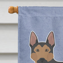 Load image into Gallery viewer, German Sheprador #2 Welcome Flag Canvas House Size CK3741CHF