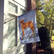 Load image into Gallery viewer, Goldador Welcome Flag Canvas House Size CK3742CHF
