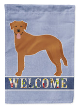Load image into Gallery viewer, Goldador Welcome Flag Canvas House Size CK3742CHF