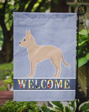 Load image into Gallery viewer, Tan Jackhuahua Welcome Garden Flag - Outdoor Decorative Yard Flag CK3748GF