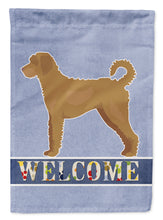 Load image into Gallery viewer, Tan Labradoodle Welcome Garden Flag - Outdoor Decorative Yard Flag CK3752GF