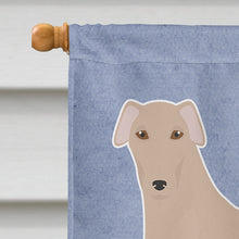 Load image into Gallery viewer, Tan Longdog Welcome Flag Canvas House Size CK3754CHF