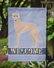 Load image into Gallery viewer, Tan Longdog Welcome Garden Flag - Outdoor Decorative Yard Flag CK3754GF