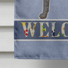 Load image into Gallery viewer, Longdog Welcome Flag Canvas House Size CK3755CHF