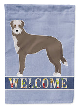 Load image into Gallery viewer, Lurcher #1 Welcome Flag Canvas House Size CK3756CHF
