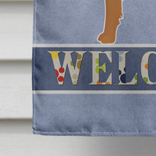 Load image into Gallery viewer, Lurcher #2 Welcome Flag Canvas House Size CK3757CHF