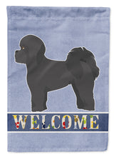 Load image into Gallery viewer, Black Mal-Shi Welcome Flag Canvas House Size CK3758CHF