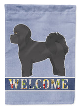 Load image into Gallery viewer, Black Mal-Shi Welcome Garden Flag - Outdoor Decorative Yard Flag CK3758GF