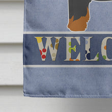 Load image into Gallery viewer, Morkie Welcome Flag Canvas House Size CK3762CHF
