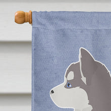 Load image into Gallery viewer, Pomsky #2 Welcome Flag Canvas House Size CK3768CHF