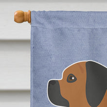Load image into Gallery viewer, Puggle Welcome Flag Canvas House Size CK3769CHF