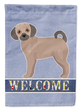 Load image into Gallery viewer, Fawn Puggle Welcome Garden Flag - Outdoor Decorative Yard Flag CK3770GF