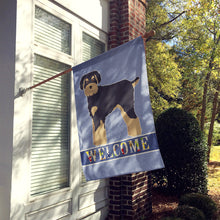 Load image into Gallery viewer, Schnoodle Welcome Flag Canvas House Size CK3772CHF