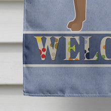 Load image into Gallery viewer, Shepherd Pit Mix #1 Welcome Flag Canvas House Size CK3775CHF