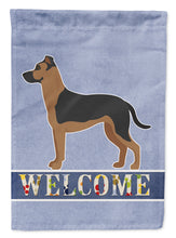 Load image into Gallery viewer, Shepherd Pit Mix #1 Welcome Flag Canvas House Size CK3775CHF