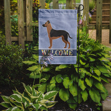 Load image into Gallery viewer, Shepherd Pit Mix #1 Welcome Garden Flag - Outdoor Decorative Yard Flag CK3775GF