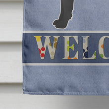 Load image into Gallery viewer, Texas Heeler Welcome Flag Canvas House Size CK3783CHF