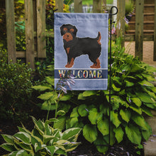 Load image into Gallery viewer, Yorkiepoo #1 Welcome Garden Flag - Outdoor Decorative Yard Flag CK3788GF