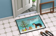 Load image into Gallery viewer, Bernedoodle Christmas Tree Doormat - 24x36 Decorative Floor Mat – Indoor/Outdoor Rug with Artistic Flair CK3804JMAT