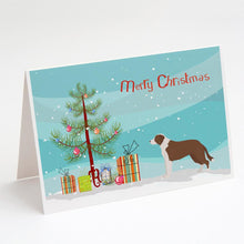 Load image into Gallery viewer, Borador Christmas Tree Greeting Cards -  Blank Note Cards – 8-Pack of Artist-Designed Cards with Envelopes