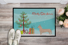 Load image into Gallery viewer, Tan Chiweenie Christmas Tree Doormat - 24x36 Decorative Floor Mat – Indoor/Outdoor Rug with Artistic Flair CK3815JMAT