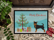 Load image into Gallery viewer, Black and Tan Chorkie Christmas Tree Doormat - 24x36 Decorative Floor Mat – Indoor/Outdoor Rug with Artistic Flair CK3817JMAT