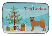 Load image into Gallery viewer, Chow Shepherd Christmas Tree Dish Drying Mat – Absorbent, Artistic Kitchen Essentials CK3819DDM