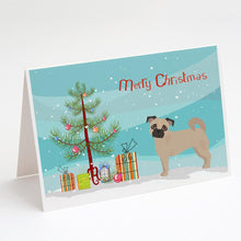 Load image into Gallery viewer, Fawn Chug Christmas Tree Greeting Cards -  Blank Note Cards – 8-Pack of Artist-Designed Cards with Envelopes