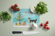 Load image into Gallery viewer, Gerberian Shepsky #2 Christmas Tree Glass Cutting Boards – Durable, Decorative Kitchen Art Large CK3831LCB