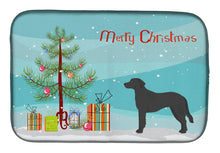 Load image into Gallery viewer, Black Goldador Christmas Tree Dish Drying Mat – Absorbent, Artistic Kitchen Essentials CK3837DDM