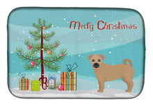 Load image into Gallery viewer, Tan Jug Christmas Tree Dish Drying Mat – Absorbent, Artistic Kitchen Essentials CK3845DDM