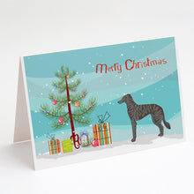 Load image into Gallery viewer, Longdog Christmas Tree Greeting Cards -  Blank Note Cards – 8-Pack of Artist-Designed Cards with Envelopes