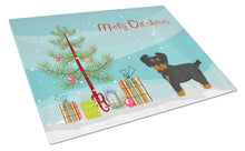 Load image into Gallery viewer, Morkie Christmas Tree Glass Cutting Boards – Durable, Decorative Kitchen Art Large CK3856LCB