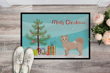 Load image into Gallery viewer, Tan Pomchi Christmas Tree Doormat - 24x36 Decorative Floor Mat – Indoor/Outdoor Rug with Artistic Flair CK3860JMAT