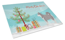 Load image into Gallery viewer, Pomsky #2 Christmas Tree Glass Cutting Boards – Durable, Decorative Kitchen Art Large CK3862LCB