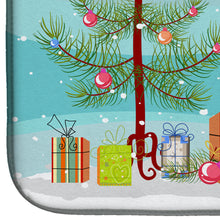 Load image into Gallery viewer, Sheepadoodle Christmas Tree Dish Drying Mat – Absorbent, Artistic Kitchen Essentials CK3867DDM