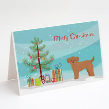 Load image into Gallery viewer, Shi Chi Christmas Tree Greeting Cards -  Blank Note Cards – 8-Pack of Artist-Designed Cards with Envelopes