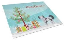 Load image into Gallery viewer, Shih Poo Christmas Tree Glass Cutting Boards – Durable, Decorative Kitchen Art Large CK3872LCB