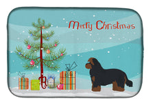 Load image into Gallery viewer, Shorkie #1 Christmas Tree Dish Drying Mat – Absorbent, Artistic Kitchen Essentials CK3875DDM