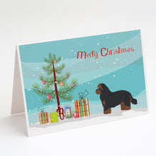 Load image into Gallery viewer, Shorkie #1 Christmas Tree Greeting Cards -  Blank Note Cards – 8-Pack of Artist-Designed Cards with Envelopes