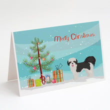 Load image into Gallery viewer, Zuchon #2 Christmas Tree Greeting Cards -  Blank Note Cards – 8-Pack of Artist-Designed Cards with Envelopes