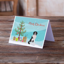 Load image into Gallery viewer, Borador Christmas Tree Greeting Cards -  Blank Note Cards – 8-Pack of Artist-Designed Cards with Envelopes