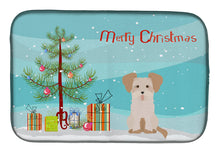 Load image into Gallery viewer, Morkie #3 Christmas Tree Dish Drying Mat – Absorbent, Artistic Kitchen Essentials CK3889DDM