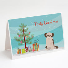 Load image into Gallery viewer, Shi Chi #3 Christmas Tree Greeting Cards -  Blank Note Cards – 8-Pack of Artist-Designed Cards with Envelopes