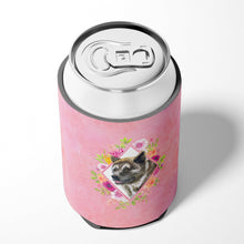 Load image into Gallery viewer, Akita Pink Flowers Can or Bottle Hugger CK4113CC